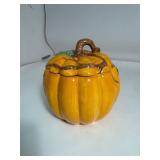 American Atelier Pumpkin Soup Tureen & 1993 Wangs International Orange Pitcher