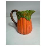 American Atelier Pumpkin Soup Tureen & 1993 Wangs International Orange Pitcher