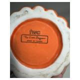 American Atelier Pumpkin Soup Tureen & 1993 Wangs International Orange Pitcher
