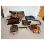 Vintage Leather Tool Belts & Pouches