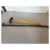 Sledge Hammer & Extra Large Pry Bar