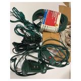Green & White Extension Cords