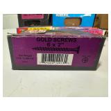 Large Lot of Screws & Coke Crate