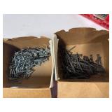 Large Lot of Screws & Coke Crate