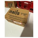 Large Lot of Nails & Coke Crate