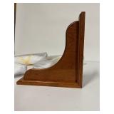 Lot of (4) Cherry Wood Shelf Brackets - New