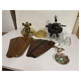 Lot of (2) Complete Ceiling Fans