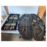 XI Miles Keller Legend Magnum Bow, Arrows, & Case