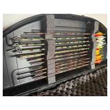 XI Miles Keller Legend XRG Compound Hunting Bow, Case, 2 Elk Calls & Arrows