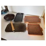 Lot of Grills & Frying Pan