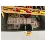 Vintage Plano Tackle Box W/ Lures & More