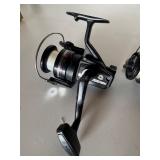 Daiwa D2800 & Shakespeare Omni 030 Spinning Fishing Reels & Daiwa Long Cast Spool