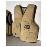 Lot of (3) Stearns Flotation Fishing Vests Adult S/M