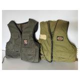 Lot of (2) Stearns Fishing Life Vests Adult XXL & Adult Universal