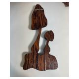 Lot of Vintage Wooden Serving & Decor Items