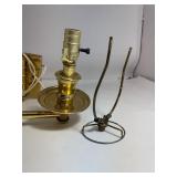 Vintage Brass Swinging Arm Lamp