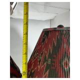 Lot of (2) 29” Lamps Pleated Empire Shades Lkat Pattern