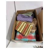 Large Lot of Table Cloths, Napkins, Napkin Rings, Placemats & Salt n Pepper Shakers