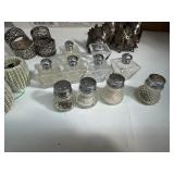 Large Lot of Table Cloths, Napkins, Napkin Rings, Placemats & Salt n Pepper Shakers