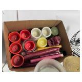 Large Lot of Candles & Candle Holders