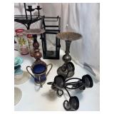 Large Lot of Candles & Candle Holders