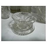 Large Lot of Anchor Hocking Punch Cups & Saucers