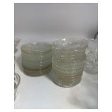Large Lot of Anchor Hocking Punch Cups & Saucers