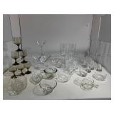 Lot of Glass Cups & Bowls