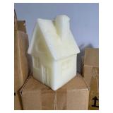 Pottery Barn Set Christmas Village Houses & Tree Candles