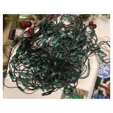 Large Lot of Christmas Decor: Lights, Decorations, 3ft Wreath & More