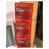 Large Lot of Christmas Decor: Lights, Decorations, 3ft Wreath & More