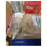 Large Lot of Christmas Decor: Lights, Decorations, 3ft Wreath & More