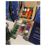 Large Lot of Christmas Decor: Lights, Decorations, 3ft Wreath & More