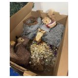 Large Lot of Christmas Decor: Lights, Decorations, 3ft Wreath & More