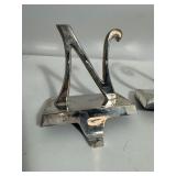 Pottery Barn ‘NOEL’ Stocking Holders - Silver Plated