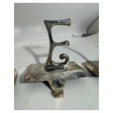 Pottery Barn ‘NOEL’ Stocking Holders - Silver Plated