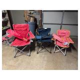 Lot of (3) Folding Chairs