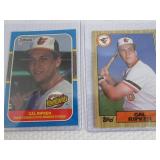 1987 Topps,Fleer & Donruss Cal Ripk...