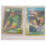 1987 Jose Canseco Topps, Donruss & ...