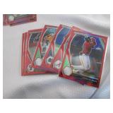 2021 Prizm Baseball Red Prizm Cards...