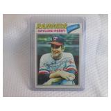 1977 Topps Gaylord Perry Card...