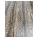 1,200 SF of HD Brushed Oak LVP Waterproof - 6.5' x 48' - Smokehouse  LVX Lighter in Person