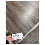 1,200 SF of HD Brushed Oak LVP Waterproof - 6.5' x 48' - Smokehouse  LVX Lighter in Person