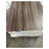 401 SF of HD Brushed Oak LVP Waterproof - 6.5' x 48' - Smokehouse LVX  Lighter in Person