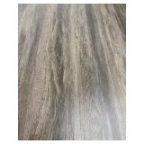 401 SF of HD Brushed Oak LVP Waterproof - 6.5' x 48' - Smokehouse LVX  Lighter in Person