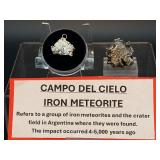Cosmic Relics: Campo del Cielo Iron Meteorite Duo