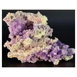Exquisite large specimen of Grape Agate, a rare and stunning variety of botryoidal purple chalcedony primarily found in the Mamuju region of Sulawesi, Indonesia.