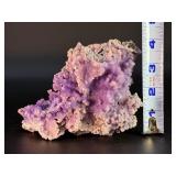 Exquisite large specimen of Grape Agate, a rare and stunning variety of botryoidal purple chalcedony primarily found in the Mamuju region of Sulawesi, Indonesia.