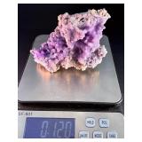 Exquisite large specimen of Grape Agate, a rare and stunning variety of botryoidal purple chalcedony primarily found in the Mamuju region of Sulawesi, Indonesia.
