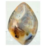 Tiger Dendritic Agate Polished Cabochon from Indonesia